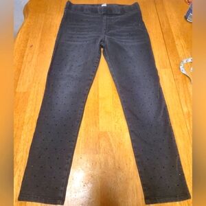 True Religion Dark Gray Skinny Jeans with Dots